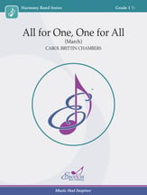 All for One, One for All Concert Band sheet music cover